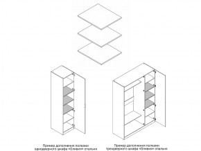 Комплект полок шкафа 1 дверного или 3 дверного в Магнитогорске - magnitogorsk.magazin-mebel74.ru | фото