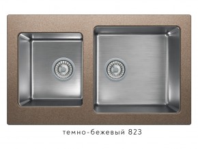 Мойка комбинированная Tolero twist TTS-840 Темно-бежевый 823 в Магнитогорске - magnitogorsk.magazin-mebel74.ru | фото