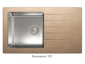 Мойка комбинированная Tolero twist TTS-860 Бежевый 101 в Магнитогорске - magnitogorsk.magazin-mebel74.ru | фото