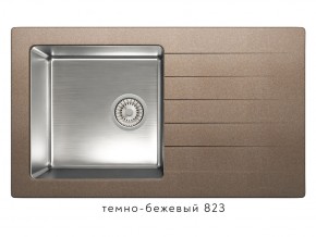 Мойка комбинированная Tolero twist TTS-860 Темно-бежевый 82 в Магнитогорске - magnitogorsk.magazin-mebel74.ru | фото