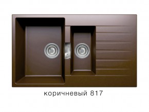 Мойка кварцевая Tolero Loft TL-860 Коричневый 817 в Магнитогорске - magnitogorsk.magazin-mebel74.ru | фото