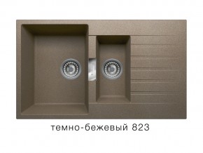 Мойка кварцевая Tolero Loft TL-860 Темно-бежевый 823 в Магнитогорске - magnitogorsk.magazin-mebel74.ru | фото