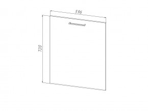 П 60 Комплект для посудомоечной машины 600 мм (цоколь + фасад) ЛДСП в Магнитогорске - magnitogorsk.magazin-mebel74.ru | фото